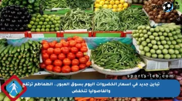 تباين جديد في أسعار الخضروات اليوم بسوق العبور.. الطماطم ترتفع والفاصوليا تنخفض